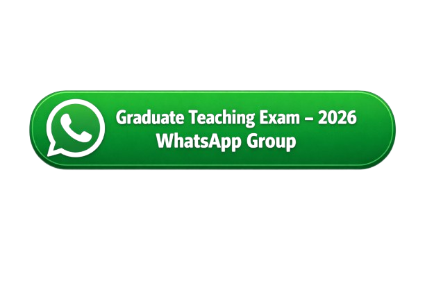 Graduate Teaching Exam - 2026